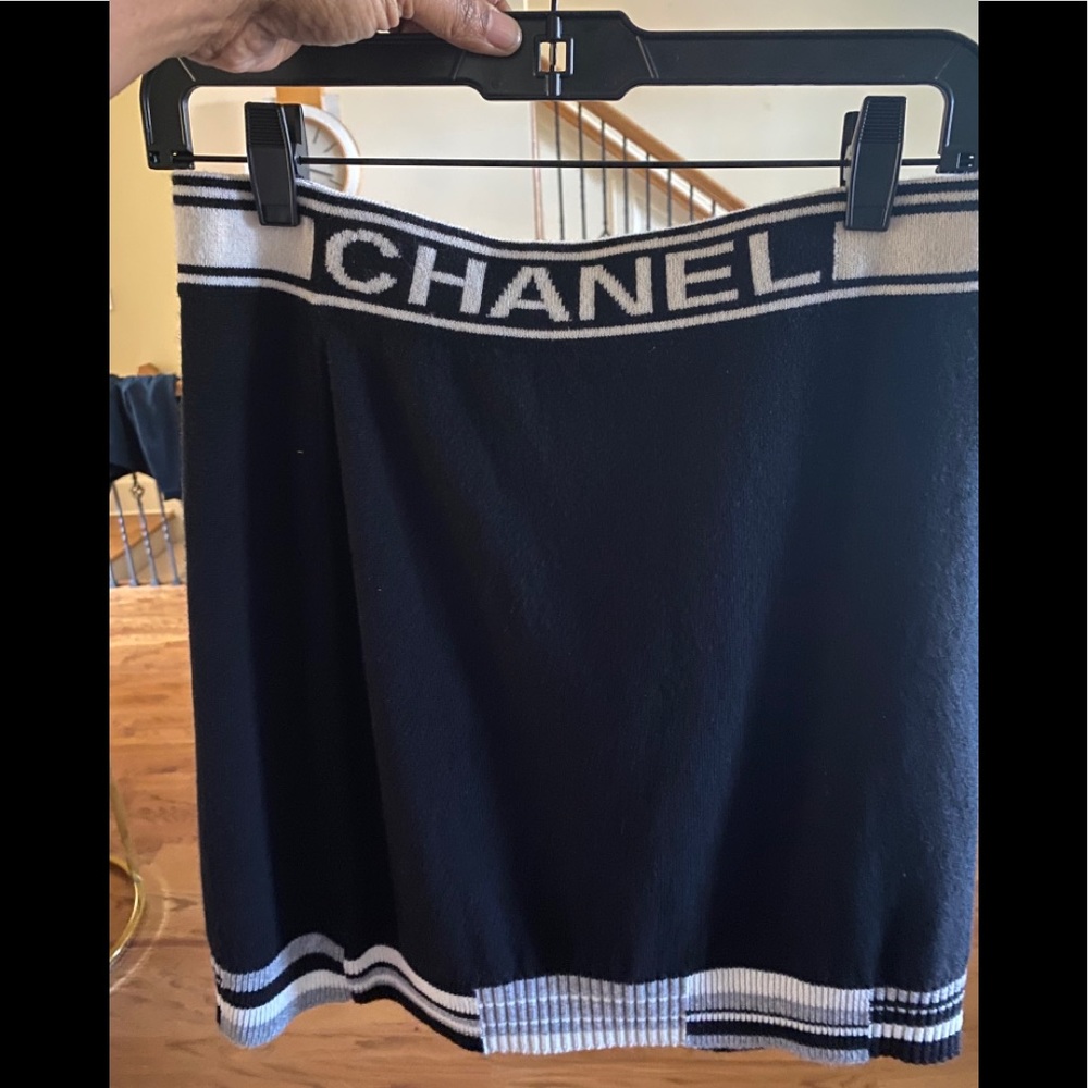 Chanel Wool Mini Skirt